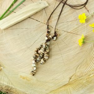 Verižica s kristalom Pokrajinski jaspis